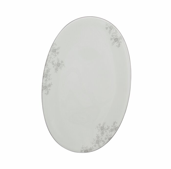Angelina Platinum  serveringsfat 41 cm vit