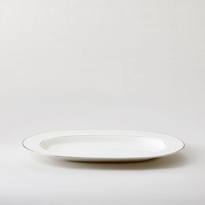 Platinum  serveringsfat 40 cm vit